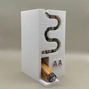 3D Printed AA Battery Storage Dispenser – Compact Organizer