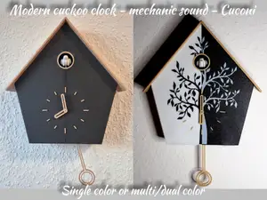 Modern cuckoo clock - mechanic sound - Cuconi by Toni