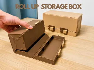 Roll Up Storage Box | Square Organizer