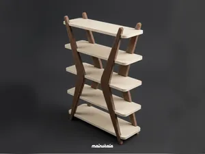 1:12 Miniature Shelving Bookshelf - Dollhouse Furniture