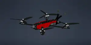 Printable parts for GEPRC MK4 7in FPV drone frame