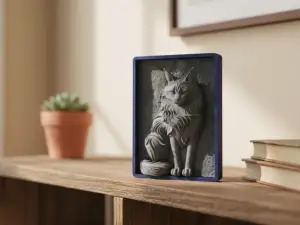 The Maine Coon - Unified Bas Relief Art