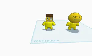 Minecraft and emoji man