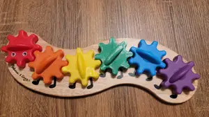 Replacement Gear Cog for Melissa & Doug Rainbow Caterpillar Toddler Toy