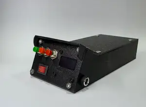 ATU-100 Case — Compact, enclosure with 3 push buttons, 0.96″ OLED, rocker switch, DC jack, and SO-239