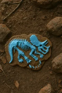 Triceratops fossil