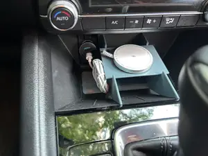 Mazda CX5 cubby organizer with wireless phone charger holder