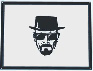 Heisenberg Wall Plaque – Breaking Bad Silhouette 15x20cm