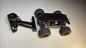 RC Car Wall Hanger for 1/18 and 1/16 Scale with Transmitter Stand