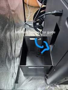 Flashforge AD5X Purge Port (Poopchute) Trashcan and Stand