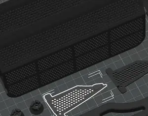 Creality SpacePi Space Pi x4 Dessicant Holder, (reinforced edit)