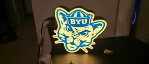 BYU Cougars Cosmo multicolor lightbox