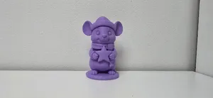 Mouse with Star and Scarf Christmas Figurine