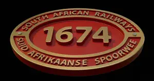 South African Railways Plaque