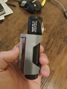 Wowtac A2S Flashlight Holder (Customize with OpenSCAD for any flashlight)