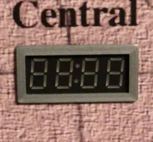 TM1637 digital clock module frame