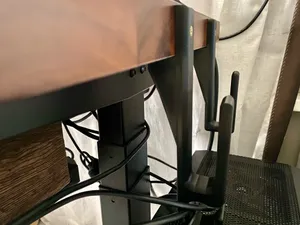 Laptop holder for side of desk