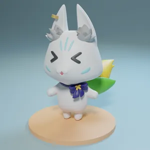 Sukon Bu - Hololive Shirakami Fubuki Overseas Mascot