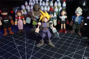 Cloud Strife - Final Fantasy 7 Polygon Model