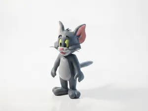 Tom Cat Figurine Cartoon Animation 3D Printable