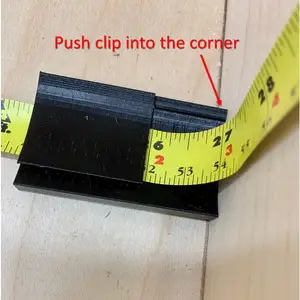 Tape Measure Clip for Inside Corners