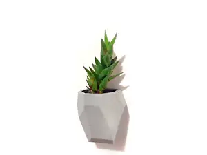 Faceted Modular Wall Planter