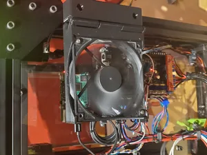 PiP 120mm Fan Housing for Rat Rig V-Core 3 Raspberry Pi/Stepper cooling.