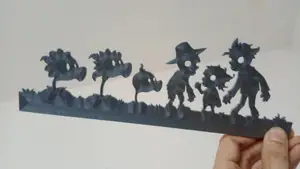 2D WALLART - Plants Vs Zombies