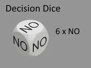 decision dice - parents edition
