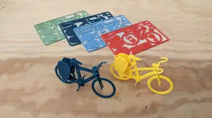 Bike Puzzle Gift Kit Card