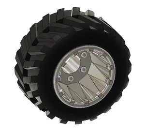 Duplo Monster Truck Wheels and Base