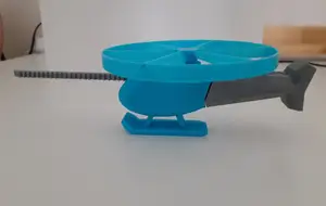 lightweight 6 bladed rotor for Flying Toy Helicopter (old)