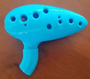 ocarina mouthpiece that changes the angle by 45 degrees