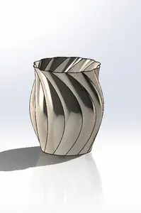 Basic Vase, Round to bloom shape