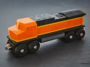 Toy Train BNSF locomotive BRIO / IKEA compatible