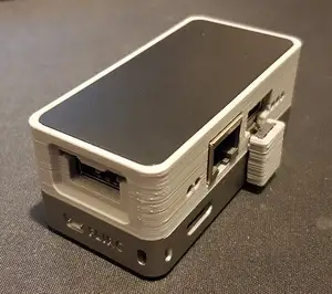 piSlice - stackable HAT case for FLIRC Pi Zero metal case (includes case for Waveshare Ethernet / USB HUB HAT)