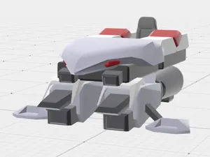 Southern Cross Spartas Hovertank (low poly)