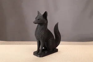 Fox Sculpture – Minimalist Organic Design