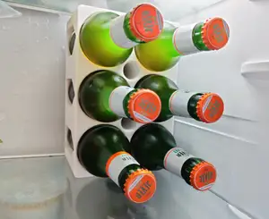 Beer bottle holder for the fridge (different bottle types available)