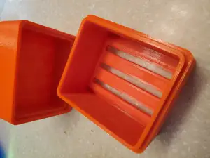 Bar Soap and Shampoo Dish with Lid