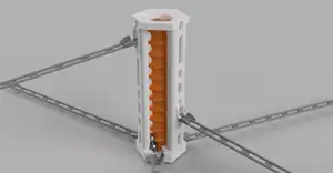 Marble track - motorized lift - v3 - stand-alone height adjustable Gravitrax compatible!