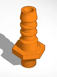 1/4 NPT male - 1/2 hose barb fitting