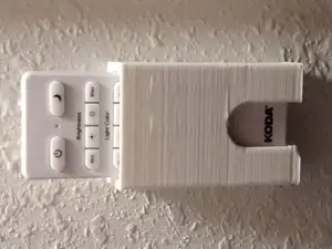 Remote holder for Koda ceiling light