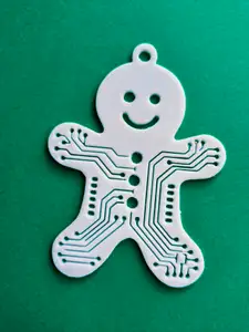 Cyber-Gingerbread Buddy Ornament