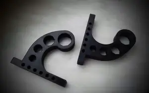 Motorcycle helmet hook.