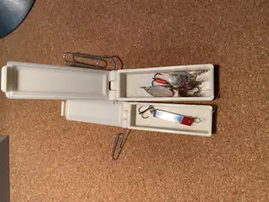 Pocket Tackle Box with Easy Open Latch