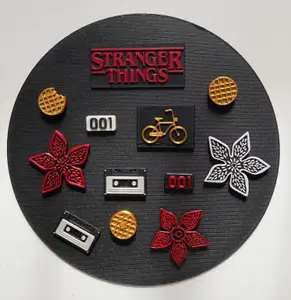 STRANGER THINGS 4 COLLECTION OF MAGNETS