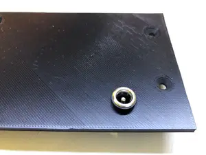 Remix for DC connector of back part of Housing for Morphing Digital Clock by Harifun