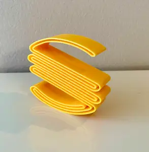 Ski Trails Font Letter S
