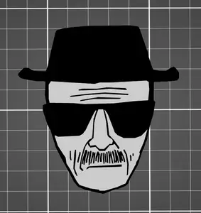 Heisenberg Refrigerator Magnet